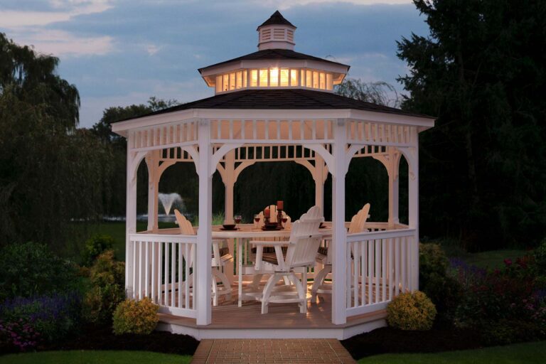 Vinyl Octagon Gazebo
