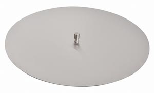21" Round Stainless Steel Burner Cover