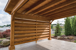 Horizontal Privacy Wall