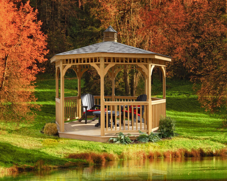 Wood Octagon Gazebo