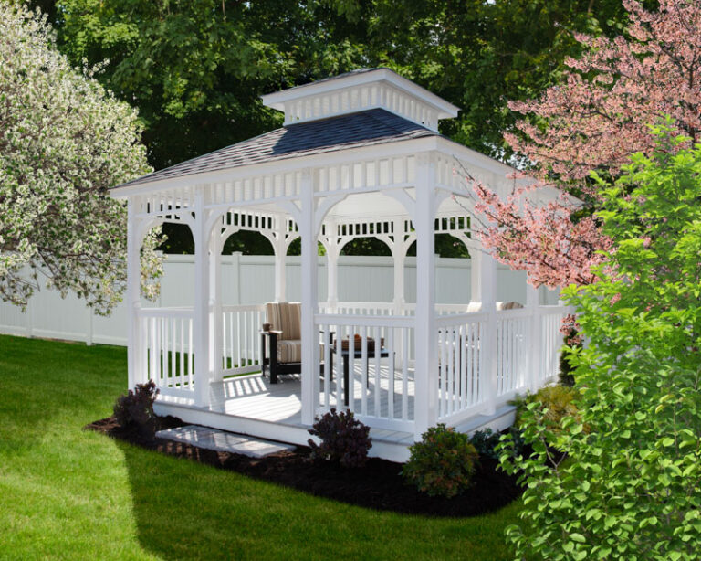 Vinyl Rectangular Gazebo