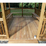 Wooden Gazebo benches