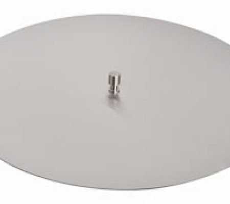 Accessories 21" Round Stainless Steel Burner Cover by Miller's Mini Barns Fire Pit Accessories