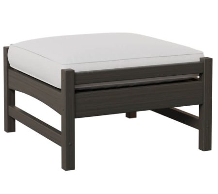 Camden Ottoman with white Fabric