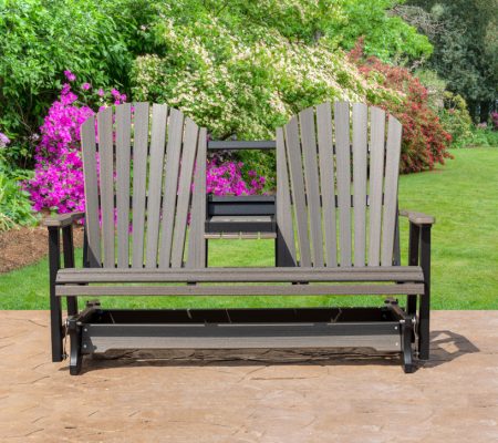 3 Seat Glider in Coastal Gray/Black - F3420