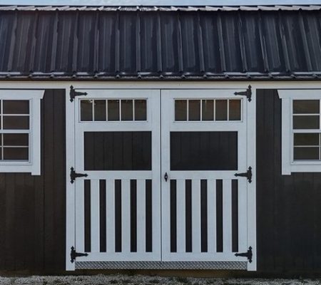 Metal Lofted Garden Shed - RMB0005