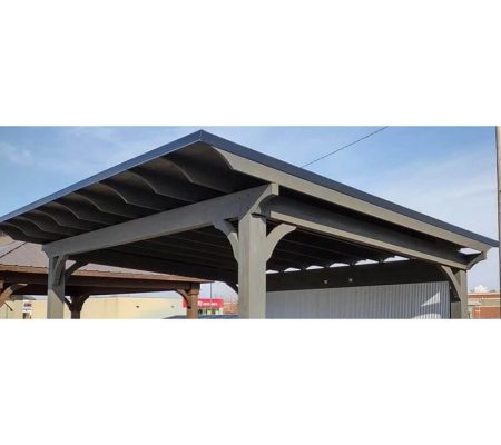 Open eave beam