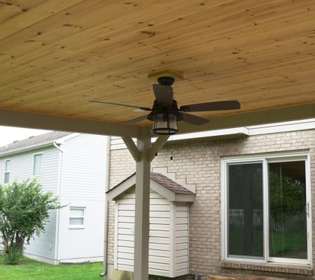 Prairie Wood Pavilion ceiling