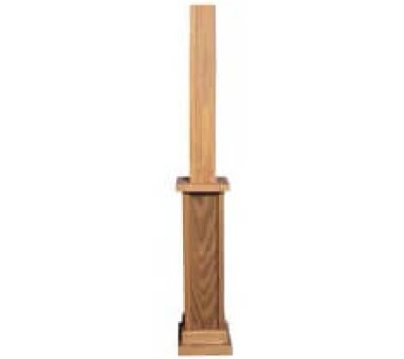 Wood Savannah Pergola Post 6x6" Top, 8x8" Bottom